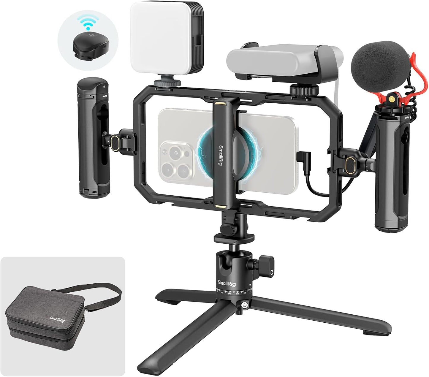 SmallRig - Kit todo en uno universal de liberación rápida para vide...