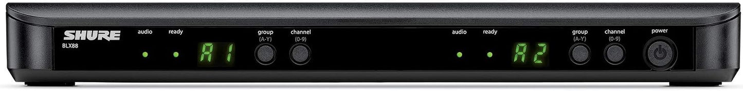 Shure BLX288\/PG58 Sistema de micrófono inalámbrico \u2013 Batería...