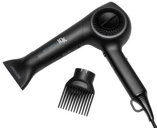 Bio Ionic Secador de pelo de velocidad ultraligera 10X, secador de...