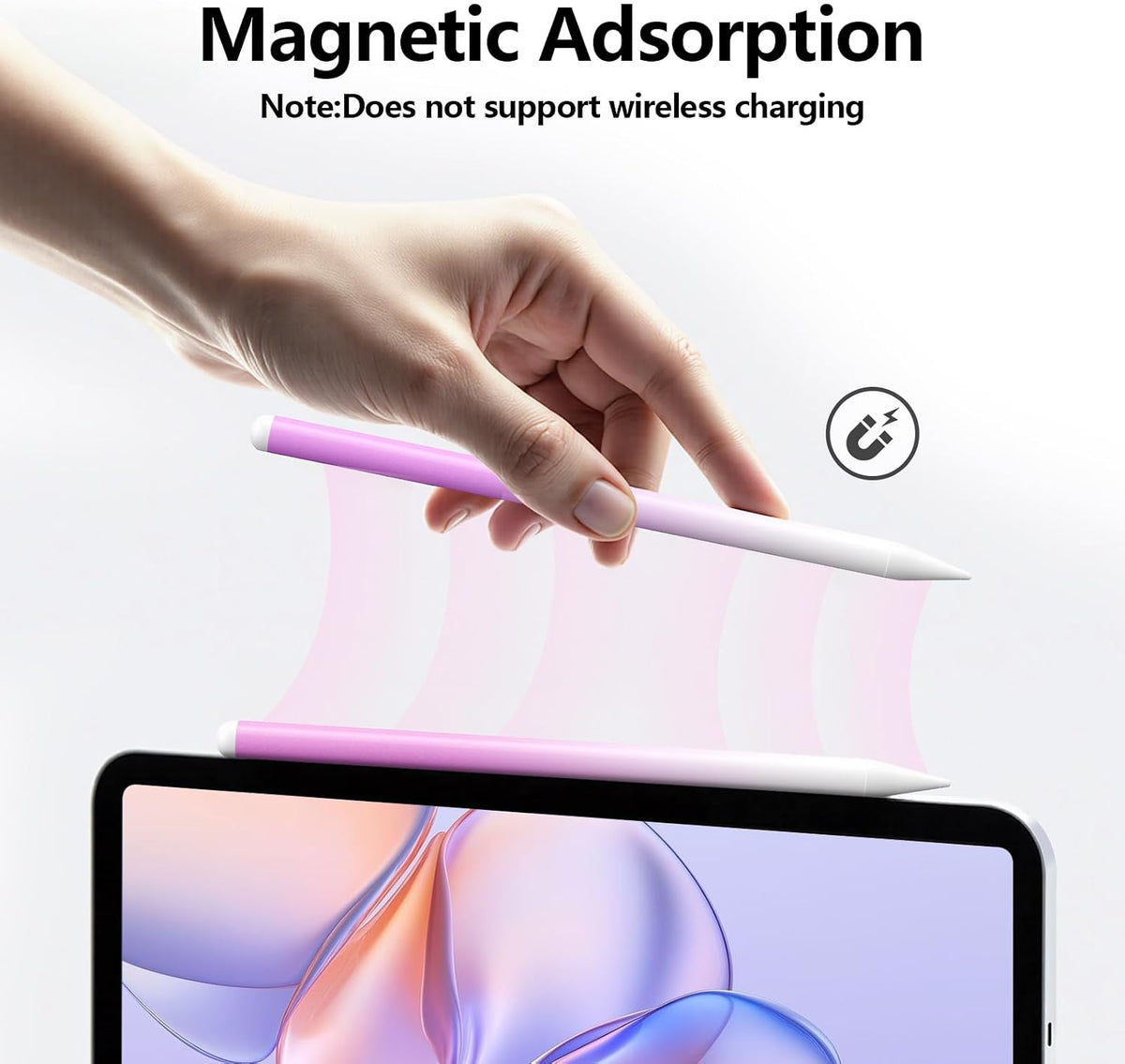 Lápiz óptico para iPad 6-11ª generación 2X carga rápida, rechazo de...