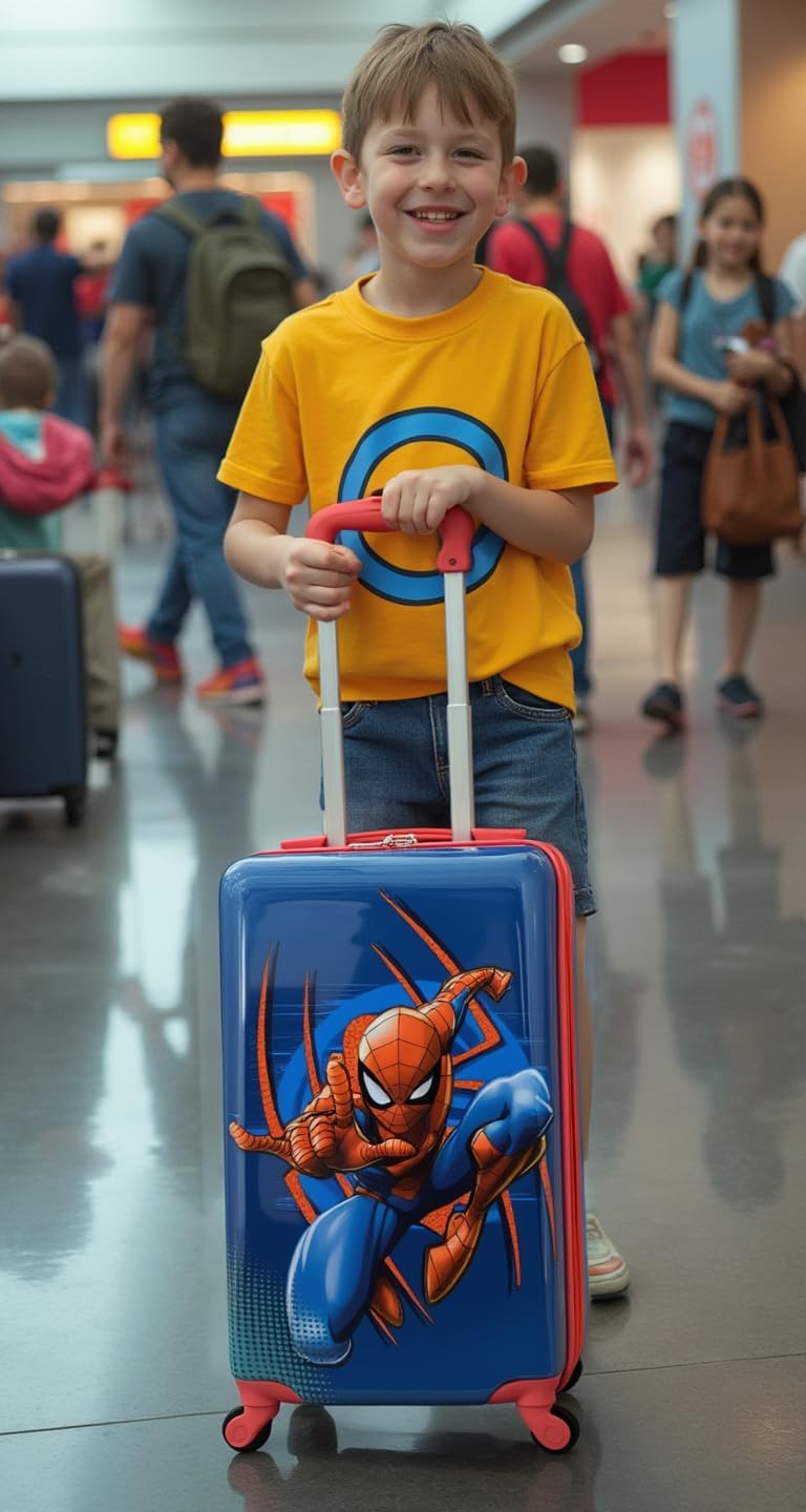 Fast Forward Marvel Spiderman - Maleta rígida de 20 pulgadas, bonit...