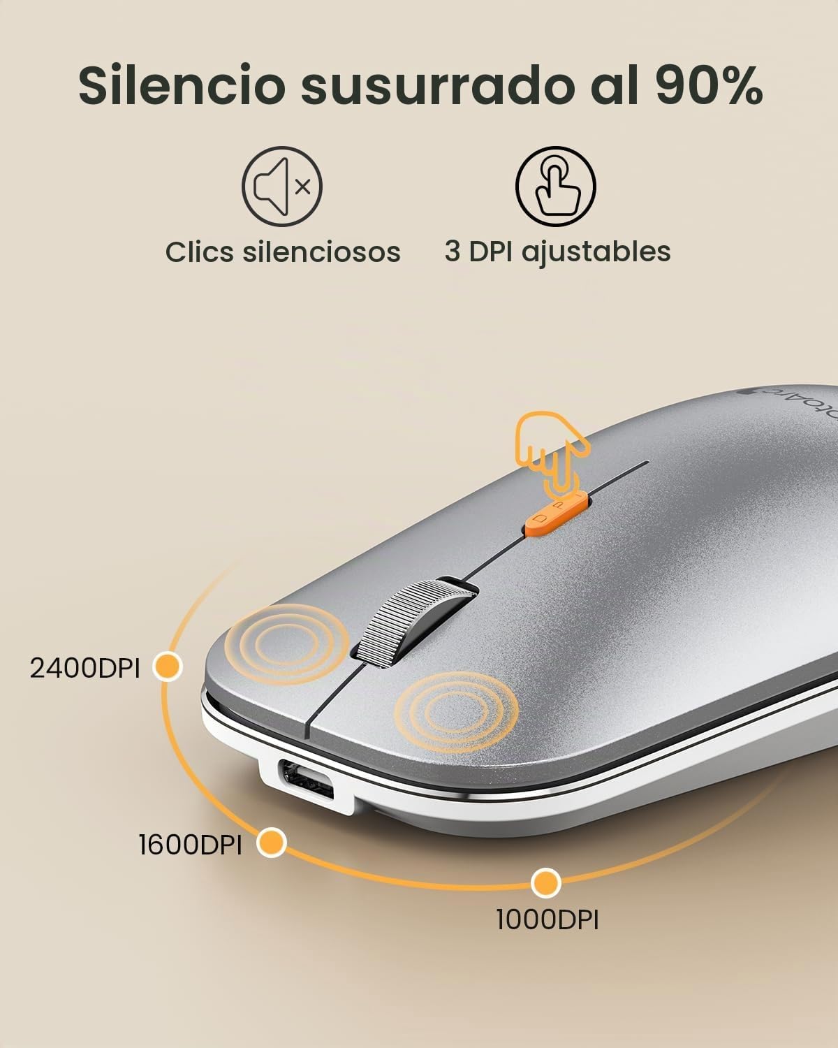 ProtoArc Teclado retroiluminado compacto Bluetooth y ratón para Mac...