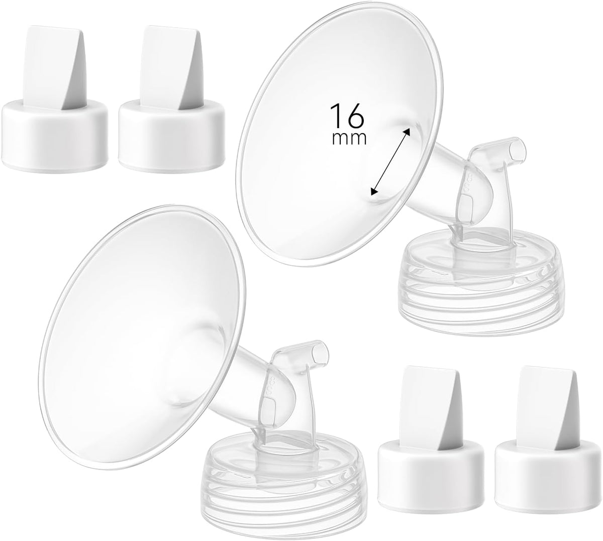 TOVVILD Kit de repuesto de piezas de extractor de leche de 0.630 in...