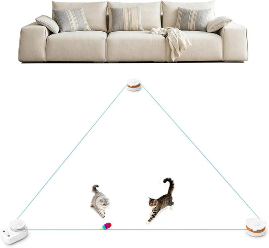 Juguete interactivo para gatos de interior \u2013 Juguete de movimi...