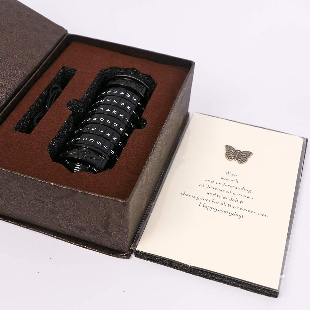 Cryptex Da Vinci Code Mini Cryptex Lock - Cajas de rompecabezas con...