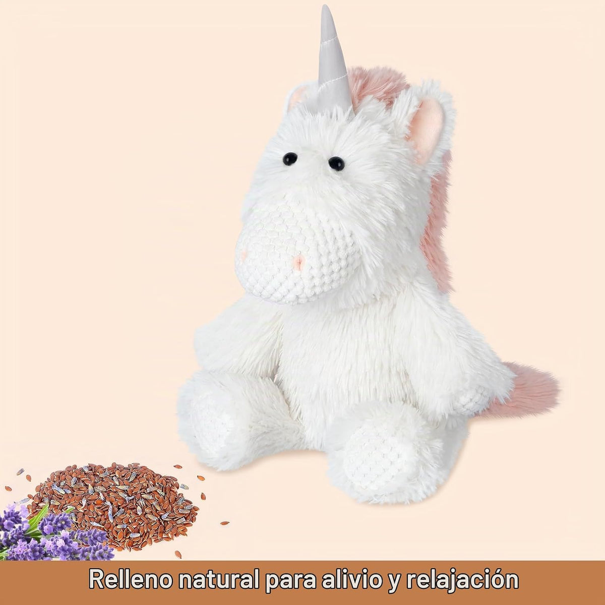 SuzziPals Warmbale - Almohadilla térmica de unicornio para calambre...