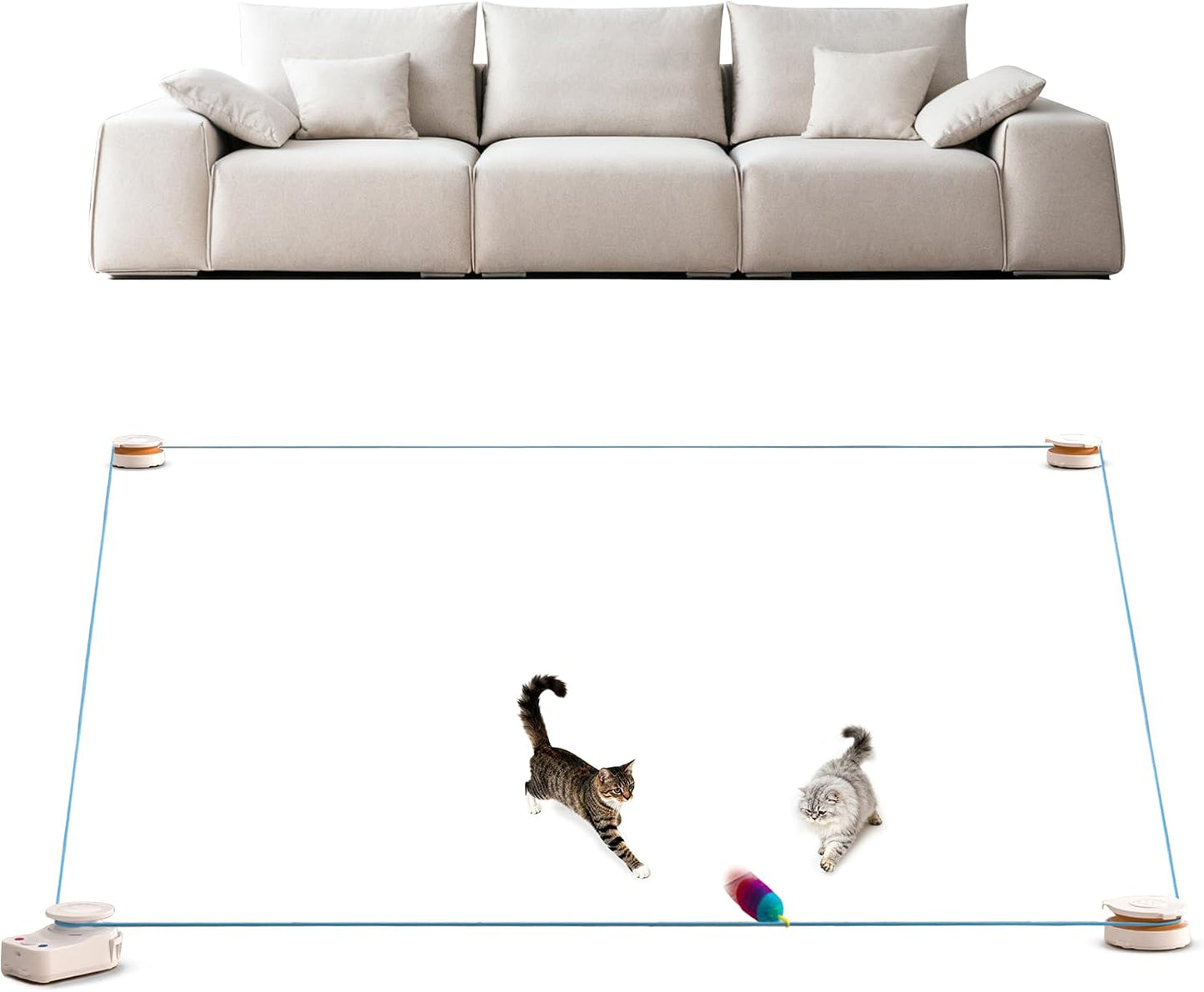 Juguete interactivo para gatos de interior \u2013 Juguete de movimi...
