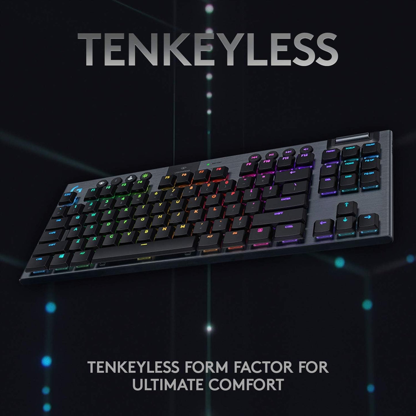 Logitech G915 TKL Tenkeyless Lightspeed Teclado mecánico inalámbric...