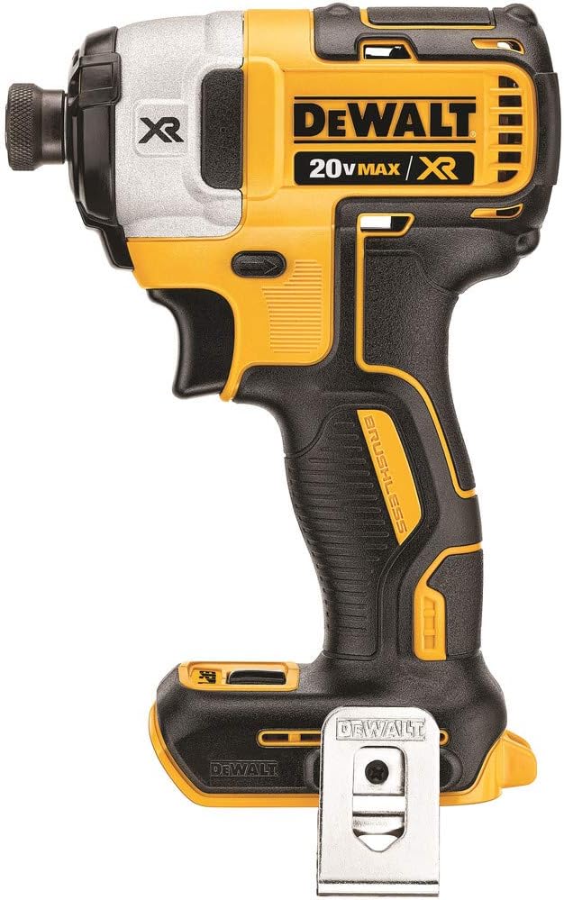 DEWALT Destornillador de impacto MAX XR de 20 V, sin escobillas, 3...