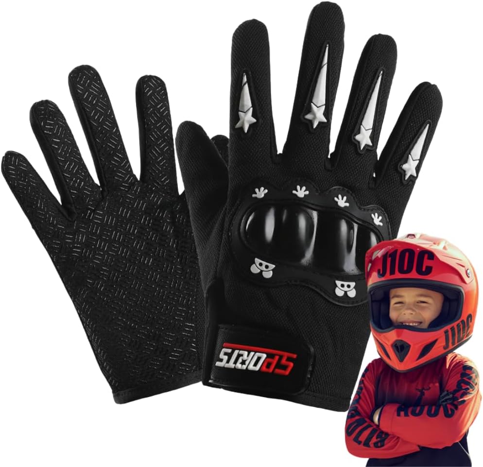 J10C Guantes de motocross para niños, protección de grado profesion...