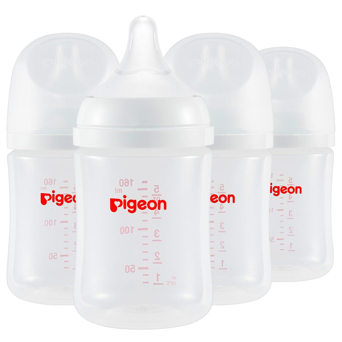 Pigeon Botella de lactancia anticólicos de cuello ancho PP, 5 onzas...