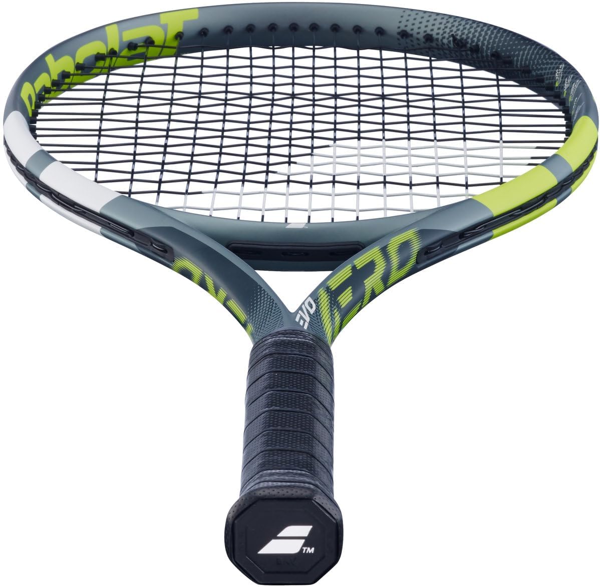 Babolat Evo Aero - Raqueta de tenis, gris\/verde\/amarillo - 2ª gen...