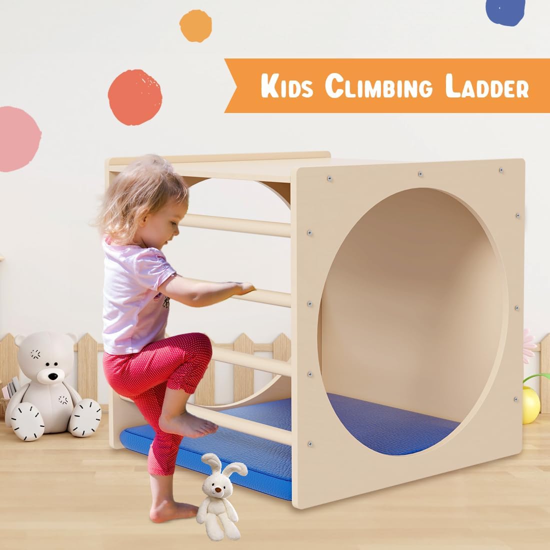 DOLEMODUO Rincón Acogedor de Cubo para Niños, Mueble de Juego Monte...
