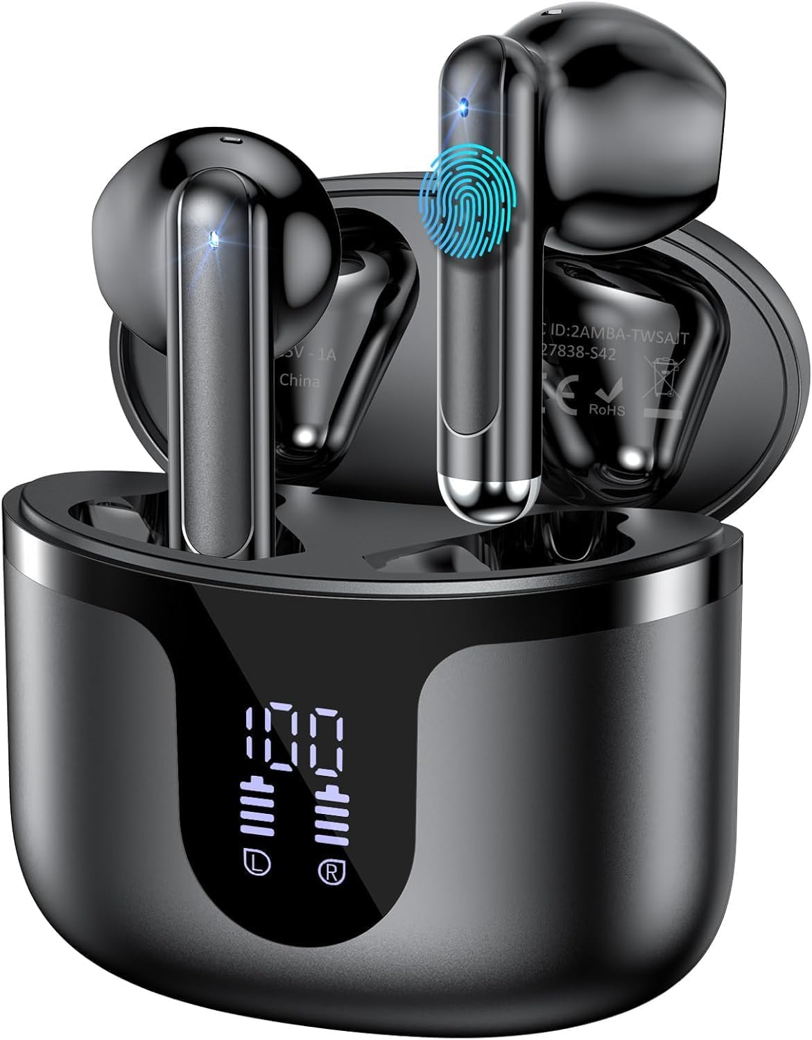 Auriculares inalámbricos, Bluetooth de 5.4 pulgadas, auriculares in...