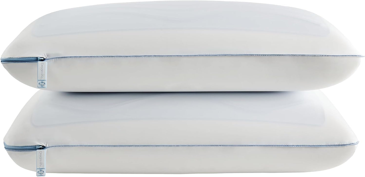 Sealy Dreamlife - Almohada refrescante de espuma viscoelástica de t...