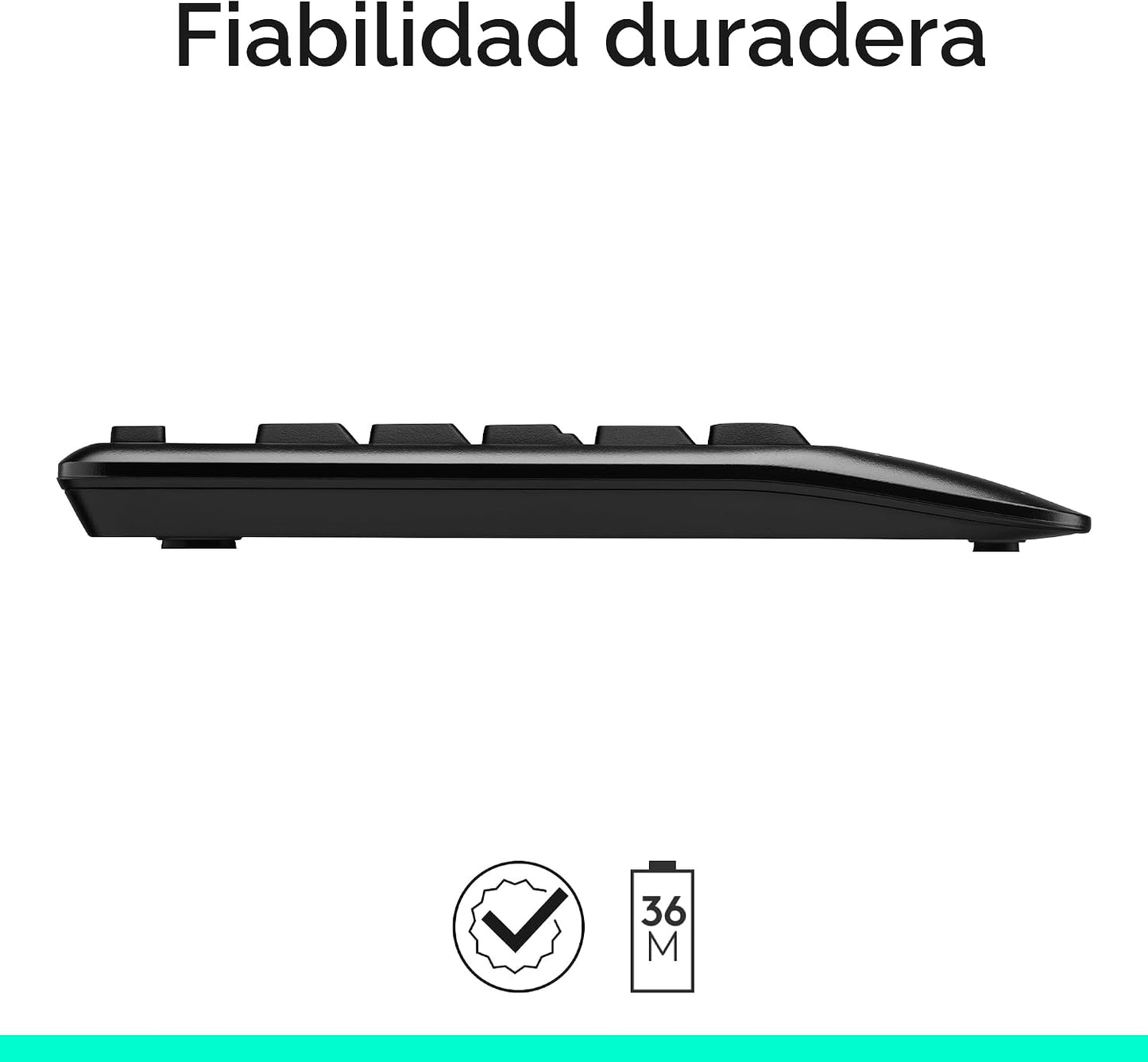 Logitech MK345 Combo de teclado y mouse inalámbricos de tamaño comp...