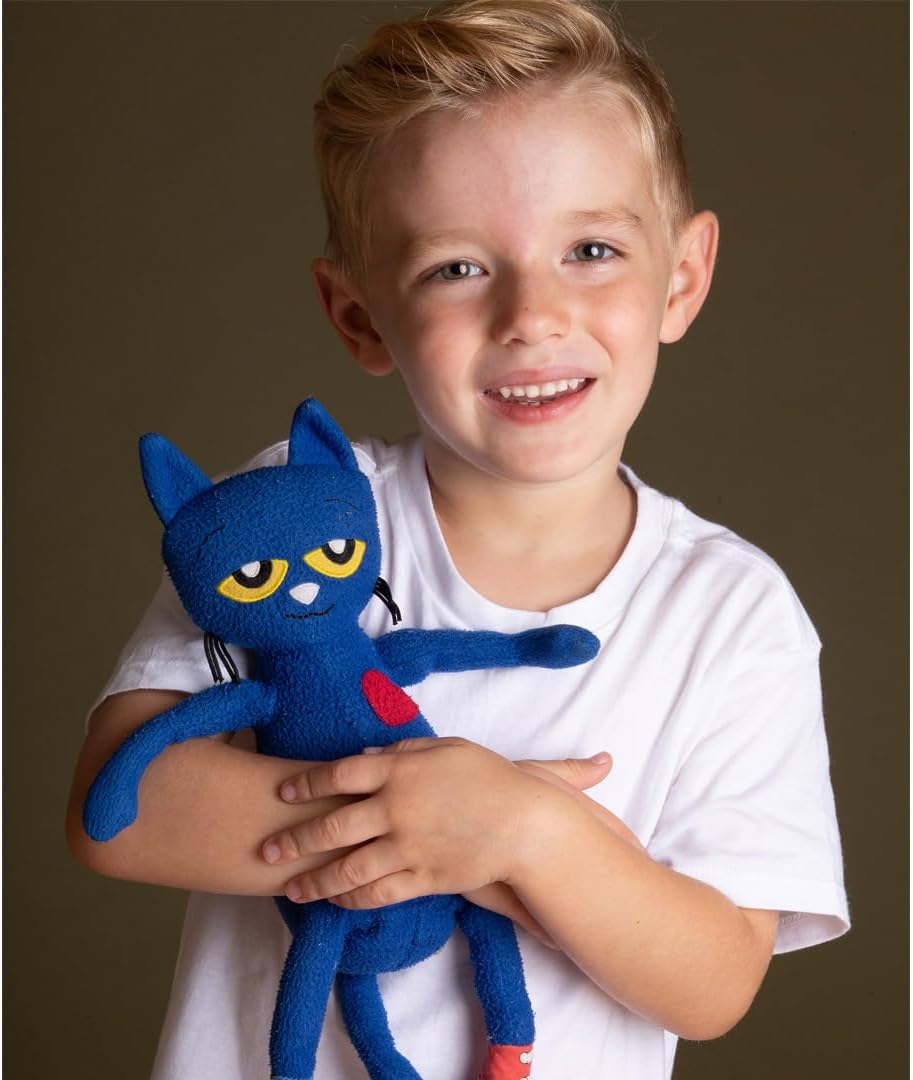 Gato de peluche "Pete el gato", de Merry Makers, Azul