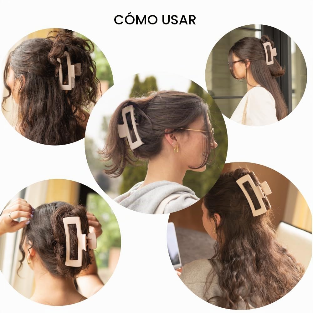 FRAMAR Pinzas grandes para cabello grueso \u2013 Pinza grande para...