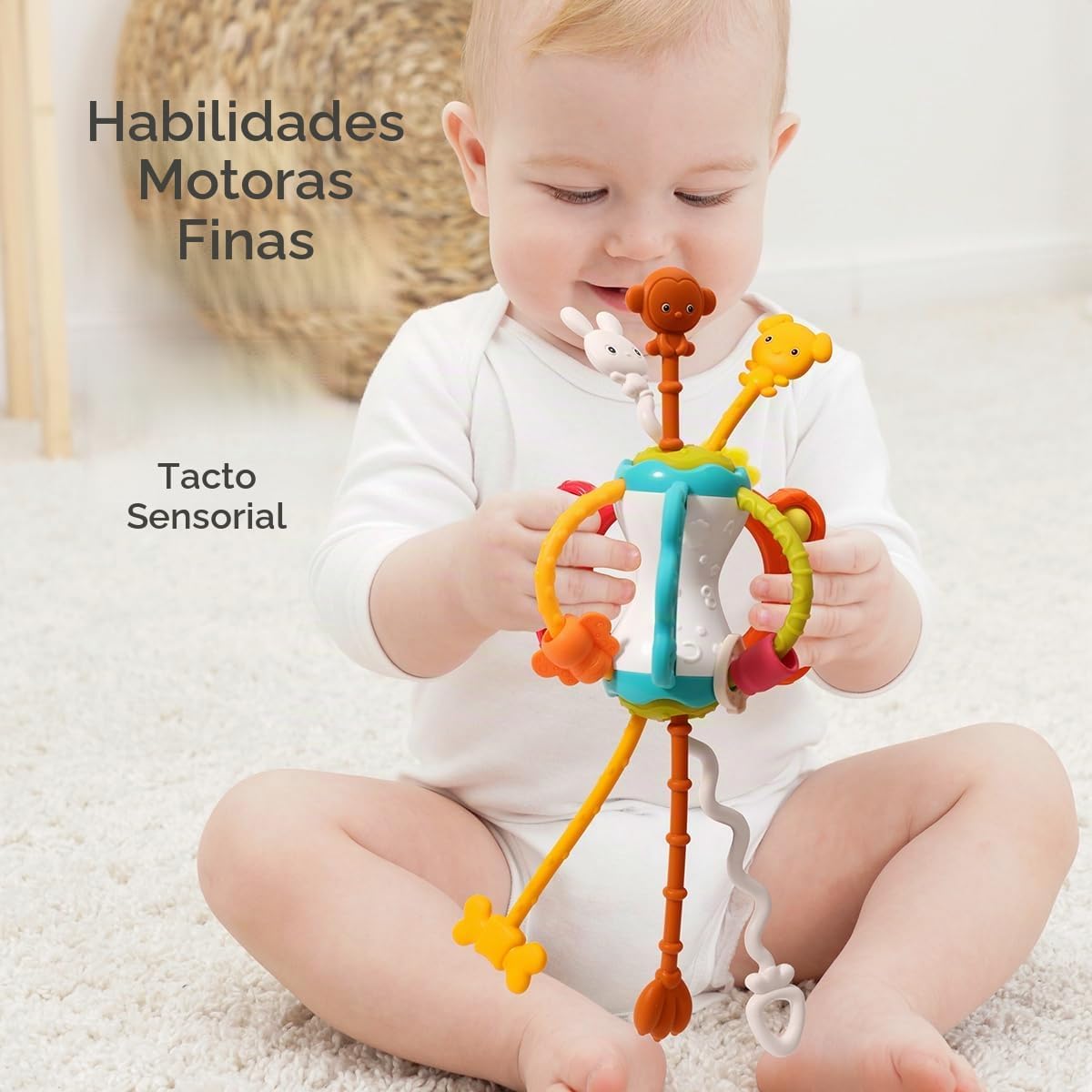 Juguete de viaje en avión para bebés de 1 a 3 años, juguete sensori...