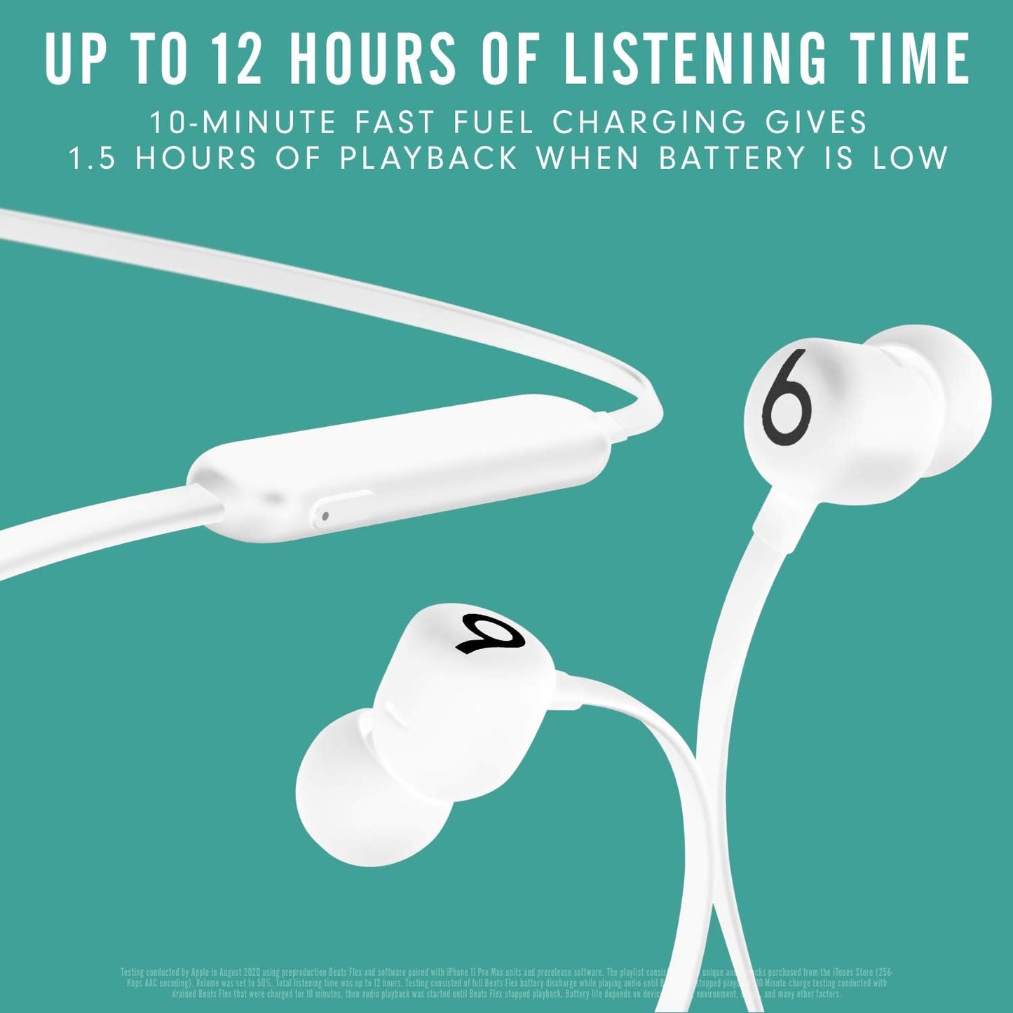 Beats Flex Auriculares inalámbricos - Chip de auriculares Apple W1,...