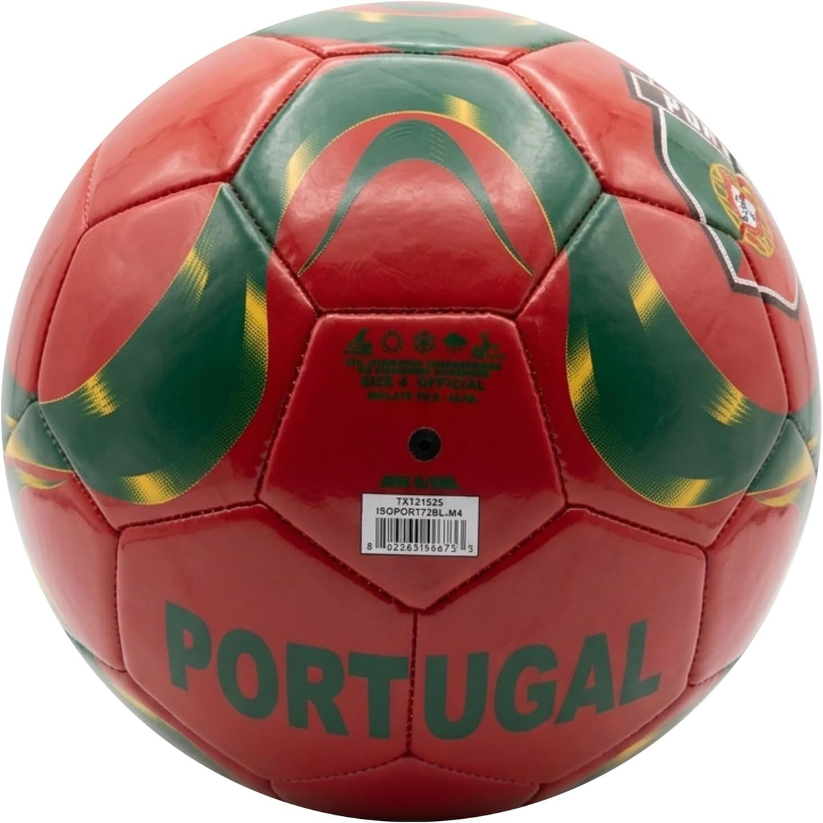 Icon Sports Balón de fútbol de Portugal - Tamaño 2,4 y 5, Balón de...