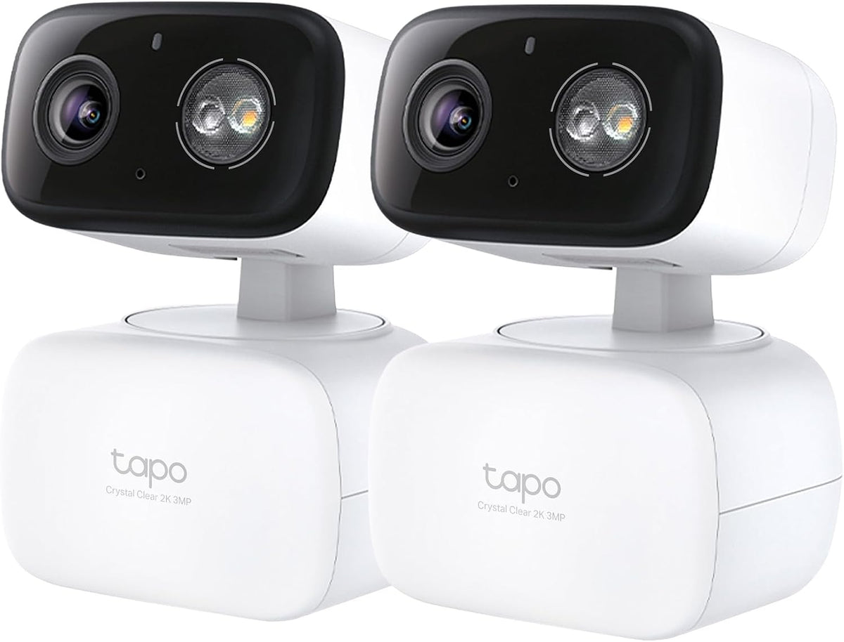 Tapo - Cámara de seguridad 2K de 3 MP con inclinación para interior...