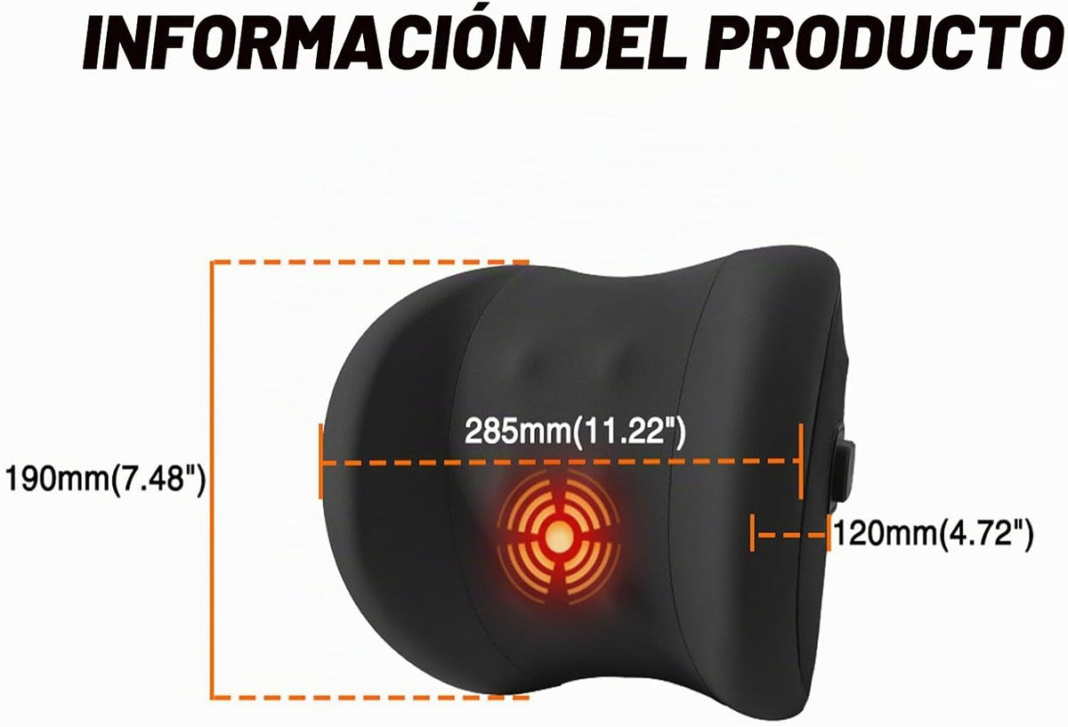 PURISUN almohada reposacabezas de coche, almohada de cuello con cal...
