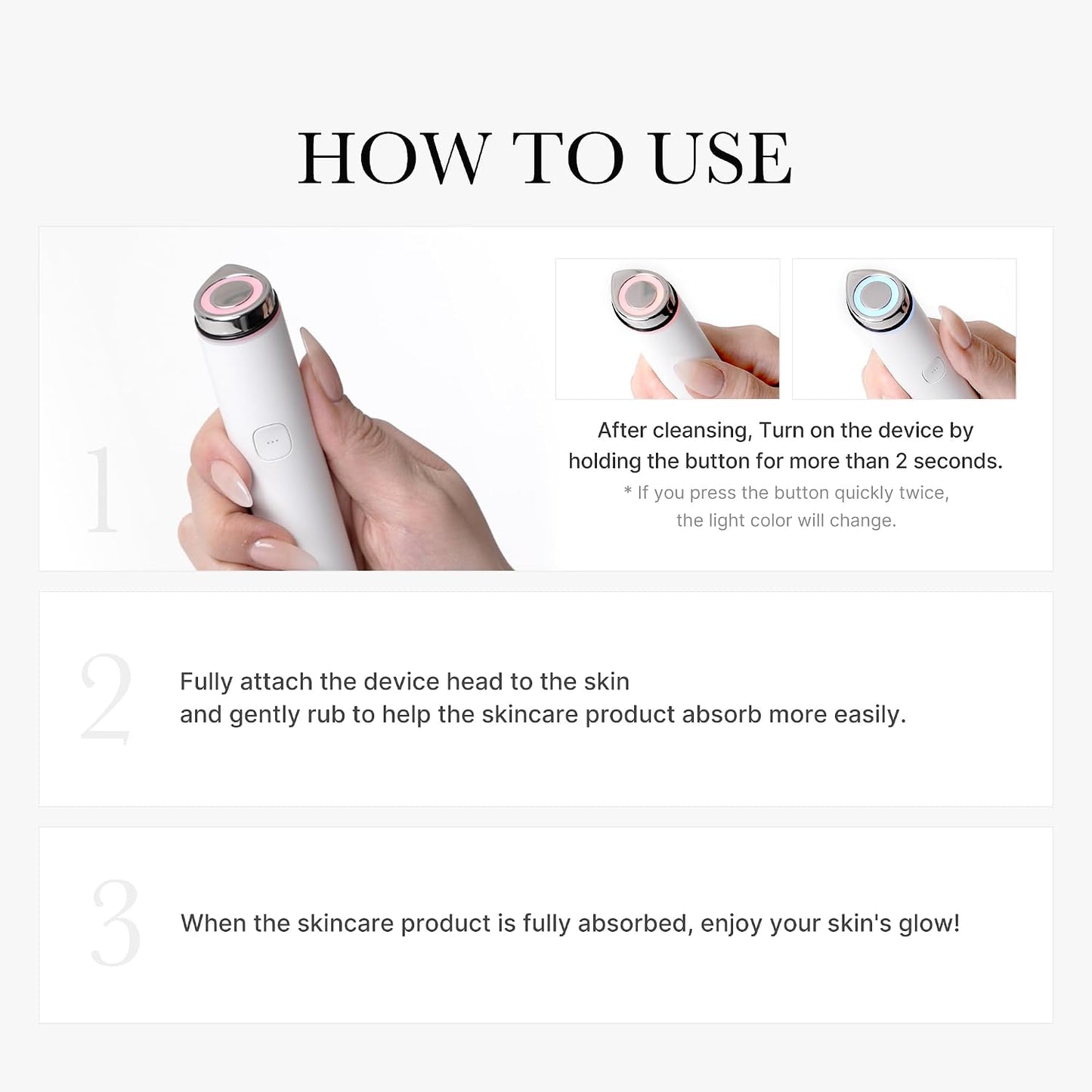 medicube Mini Booster Pro White | Dispositivo facial asequible en e...