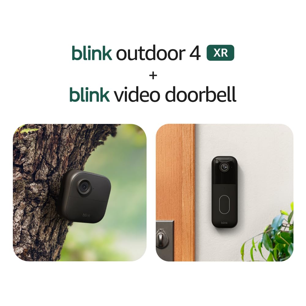 Blink Video Doorbell + Outdoor 4 XR: Cámaras de seguridad inteligen...