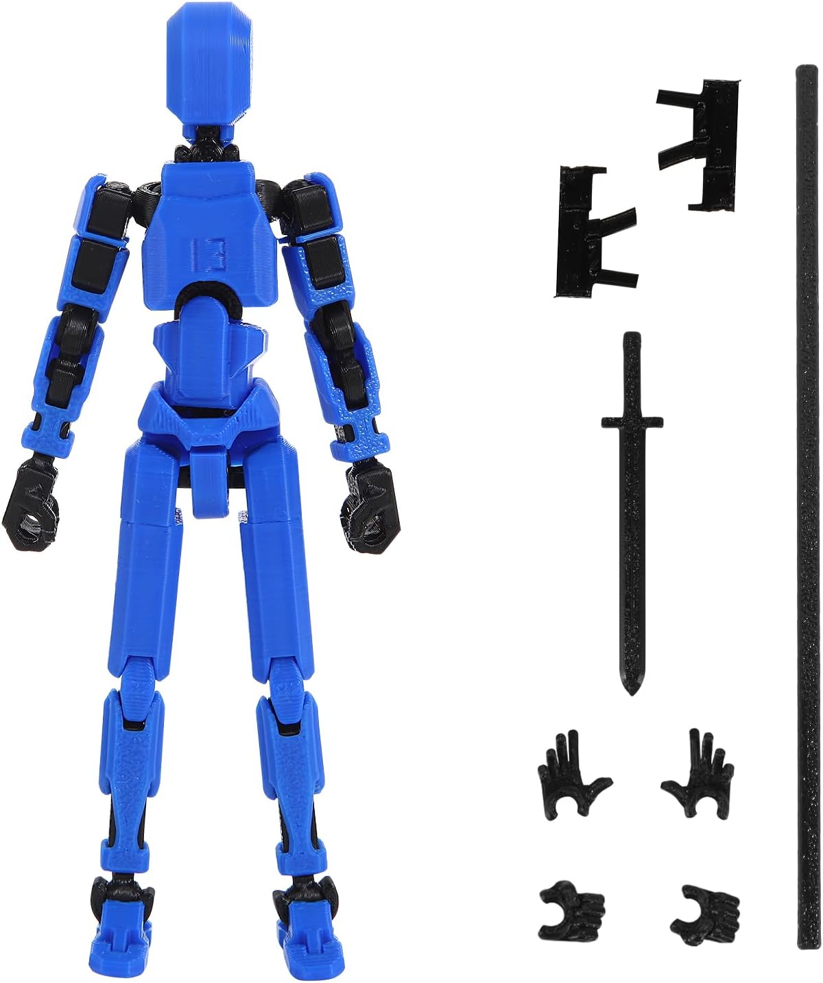 MerryXD T13 Figura de acción 3D, muñeco terminado Nova Titan Lucky...