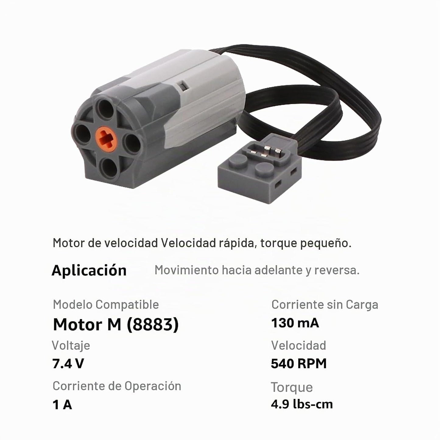 Kit de arranque de motor de 5 piezas compatible con LEGO: incluye M...