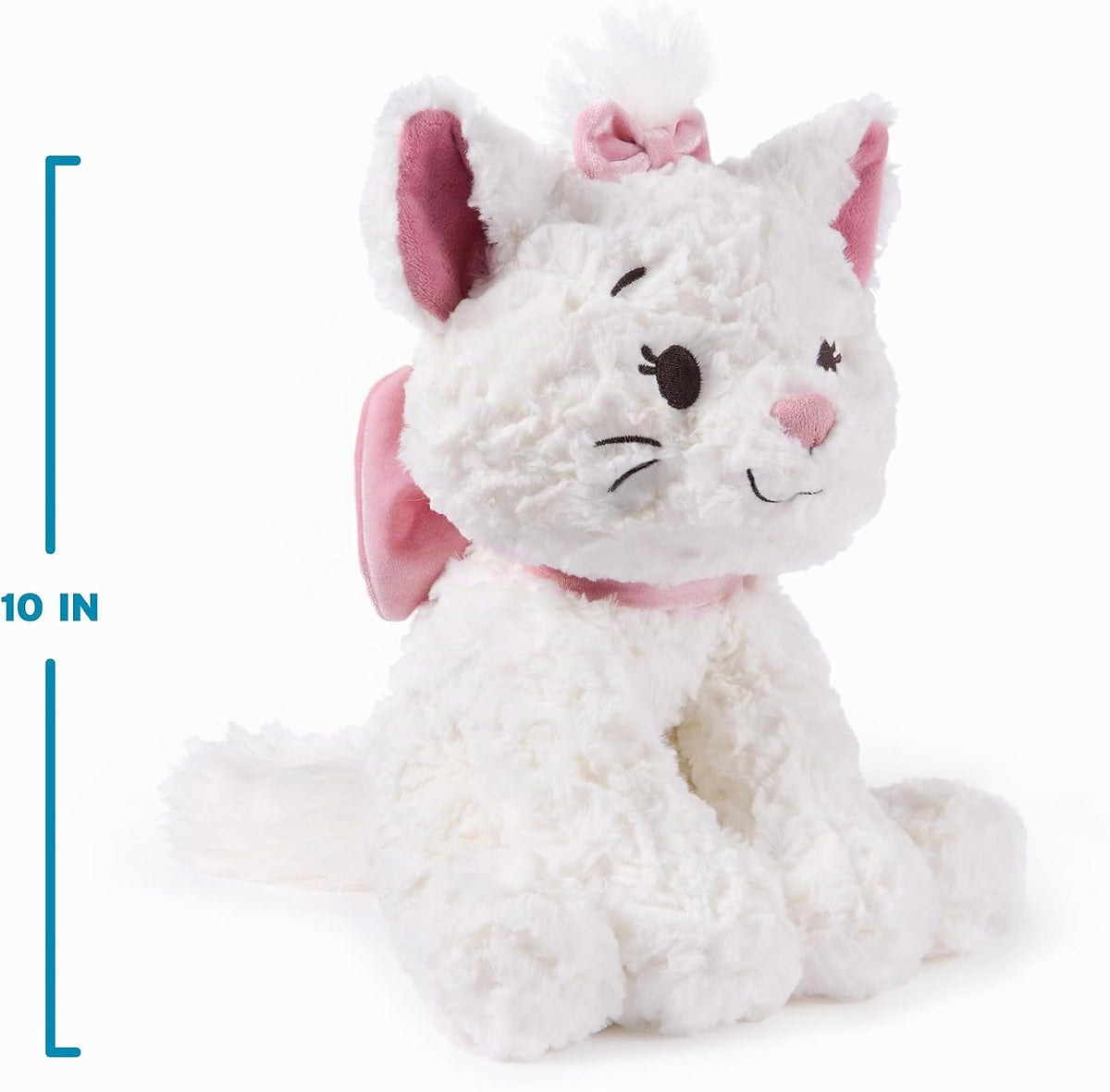 GUND Disney Cozys Collection Marie - Peluche de gatito de 10 pulgad...