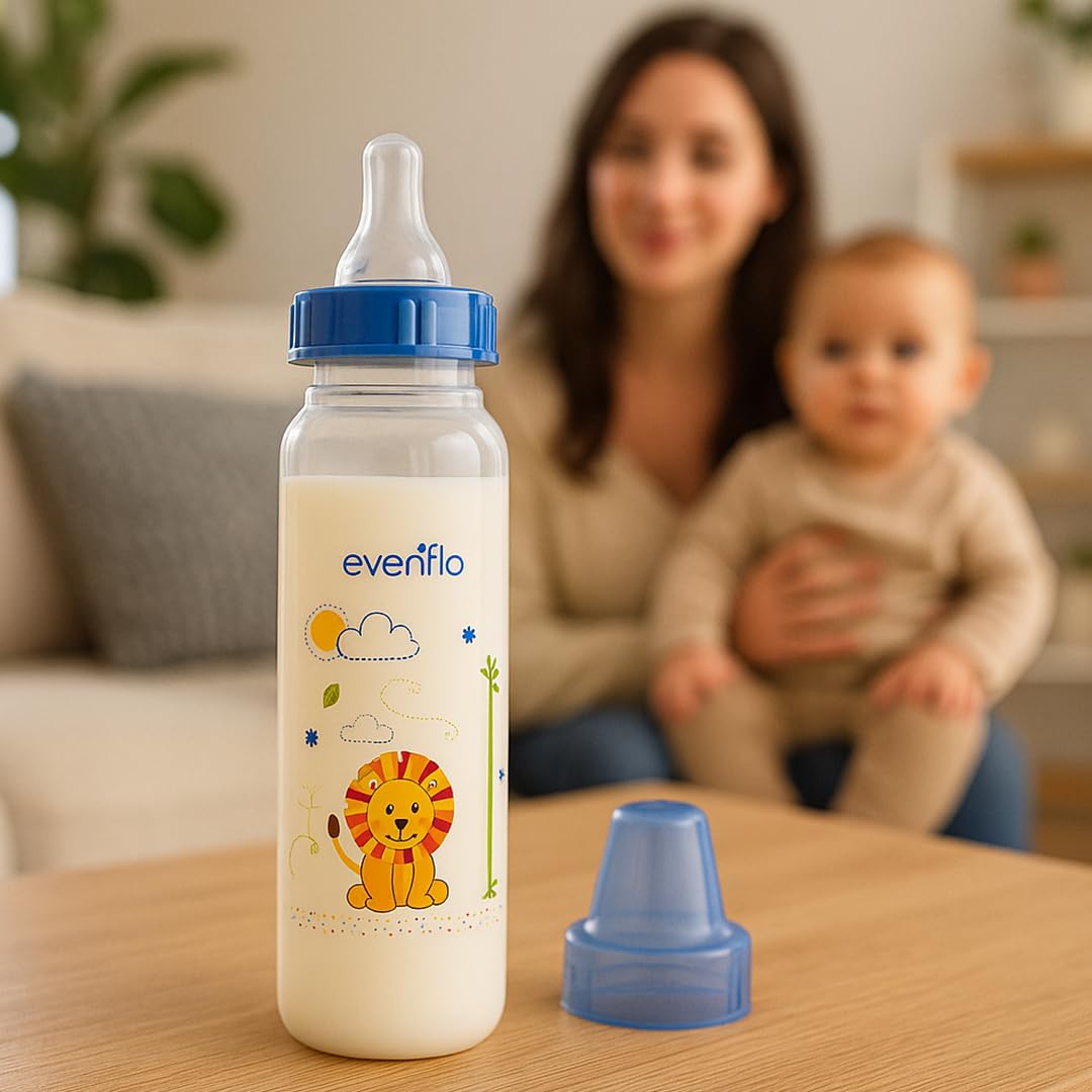 Botellas de polipropileno clásicas con estampados de Evenflo para b...