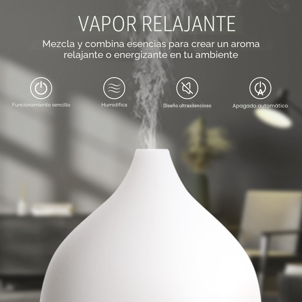 SALKING Difusor de Aceites Esenciales, Difusor de Aromaterapia Pequ...