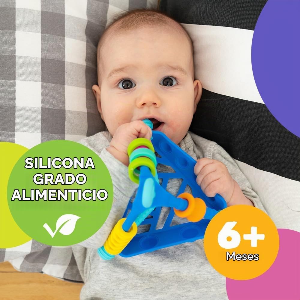 Mobi Wigloo - Juguete de actividades sensoriales para niños pequeño...