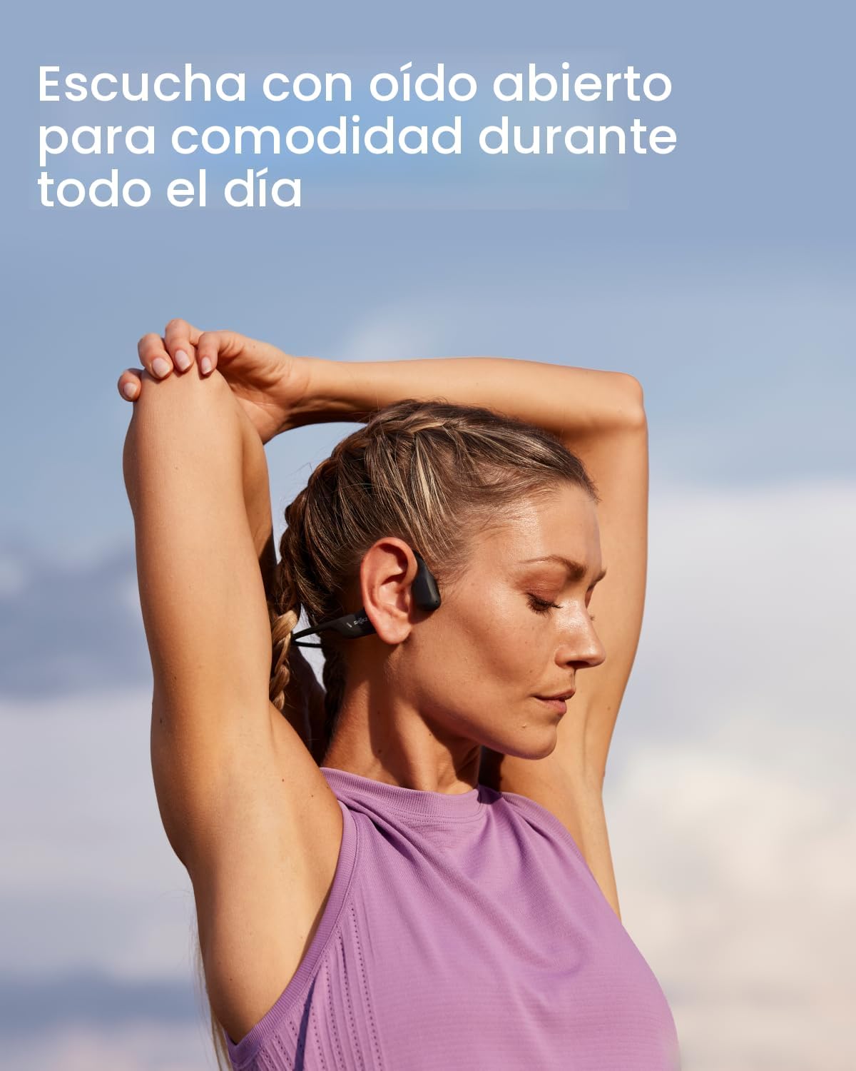 SHOKZ OpenRun Pro - Auriculares de conducción ósea, auriculares dep...