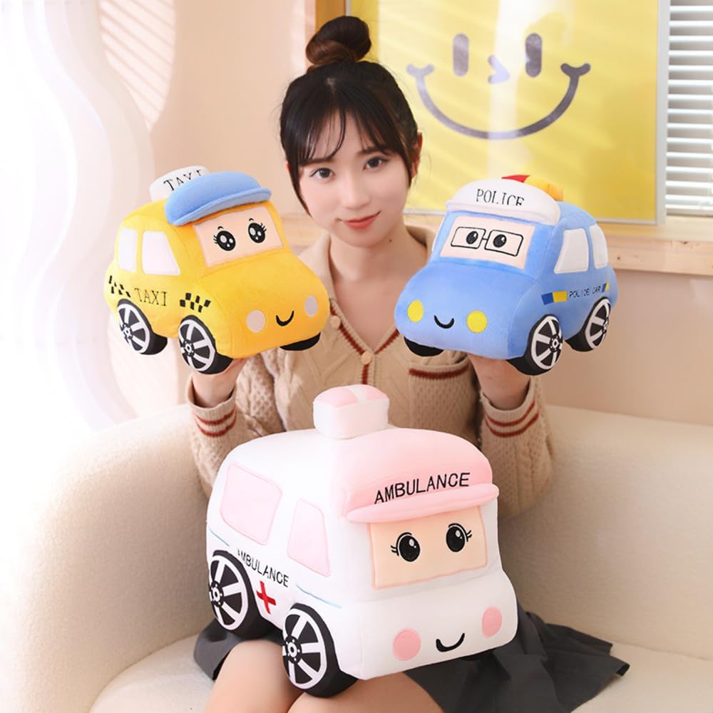XIYUAN Coche de peluche de autobús de simulación de autobús escolar...