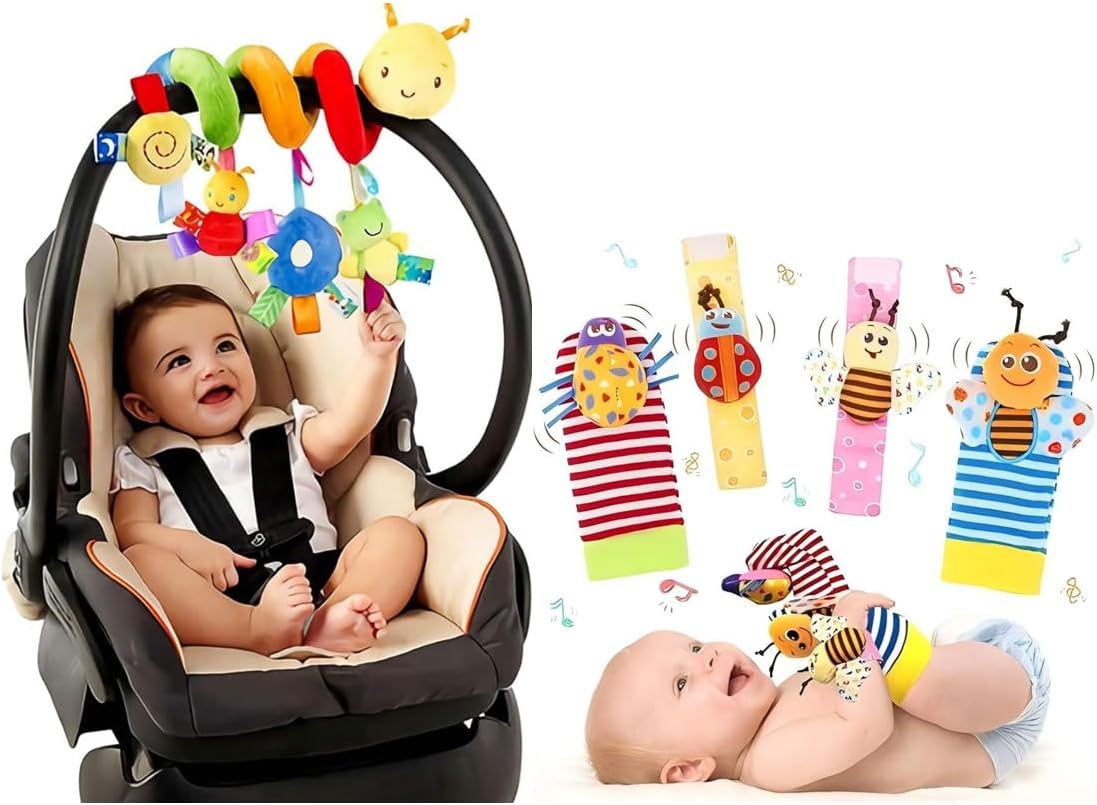 GZYFUVALW Juguetes de actividad para asiento de coche infantil y ca...