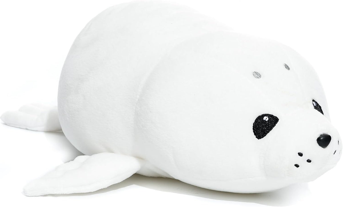 WEIGEDU - Almohada de peluche con sello de bebé, color blanco, 20 p...