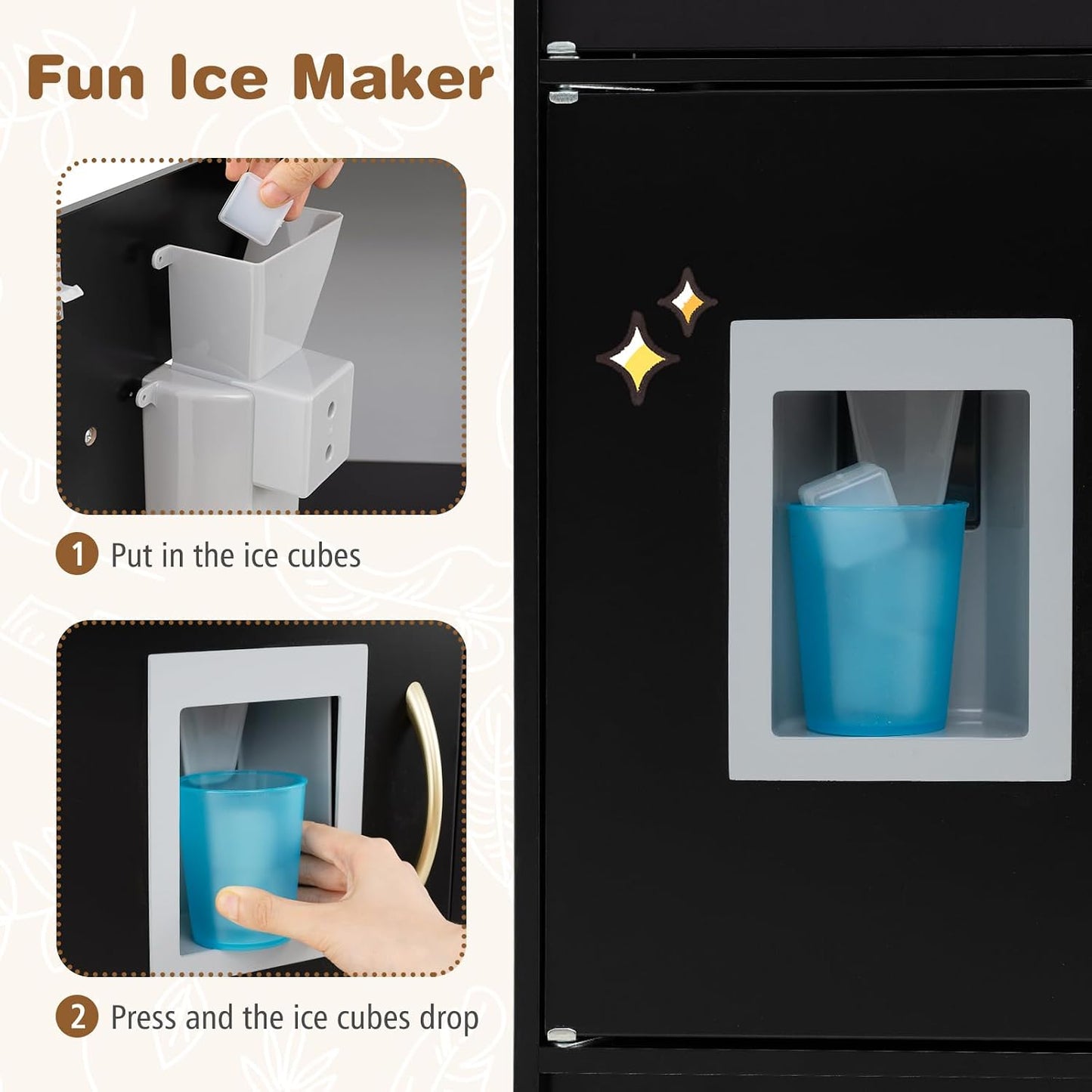Costzon Juego de cocina para niños, juego de juguetes de cocina de...