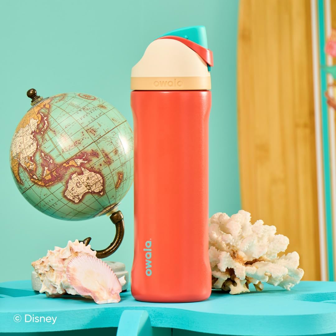 Owala Disney Princess FreeSip Botella de agua aislada de acero inox...