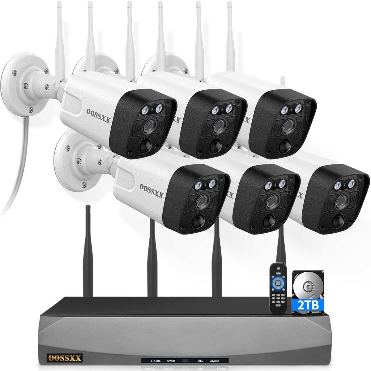 (Actualización 2026) Sistema de cámara de seguridad inalámbrica WiF...