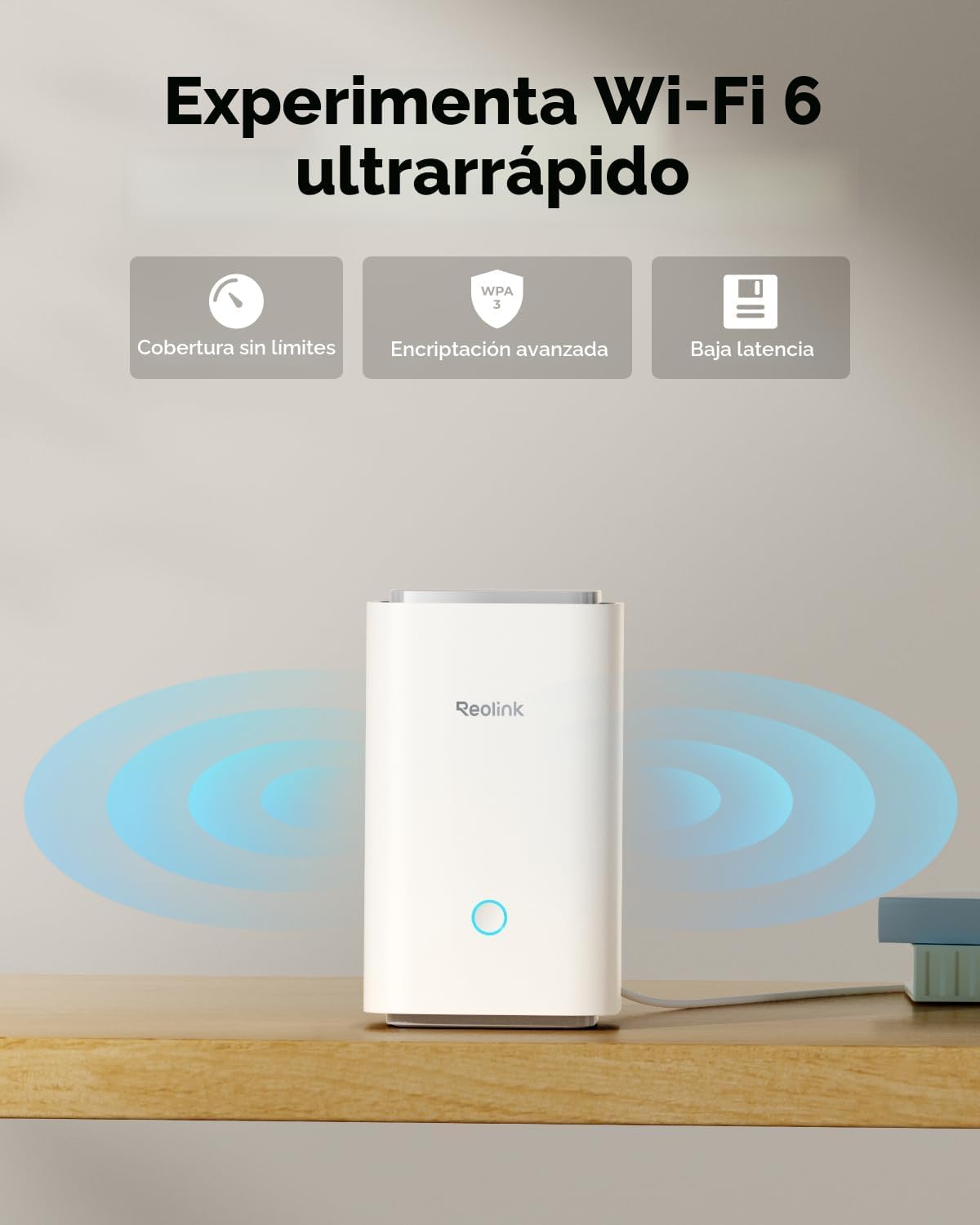REOLINK Home Hub Control centralizado para hasta 8 cámaras de bater...