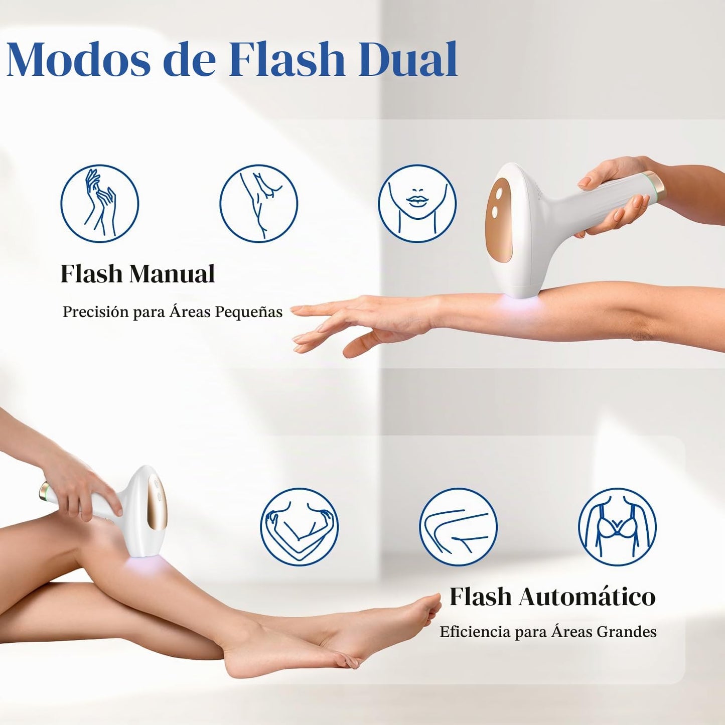 Xsoul Depilación con enfriamiento, dispositivo de depilación IPL in...