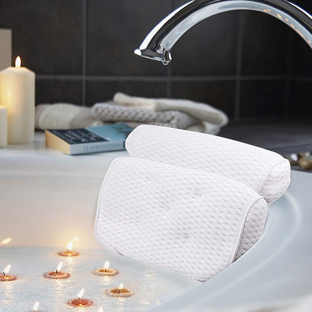 AmazeFan Almohada de baño, almohada de spa para bañera con tecnolog...