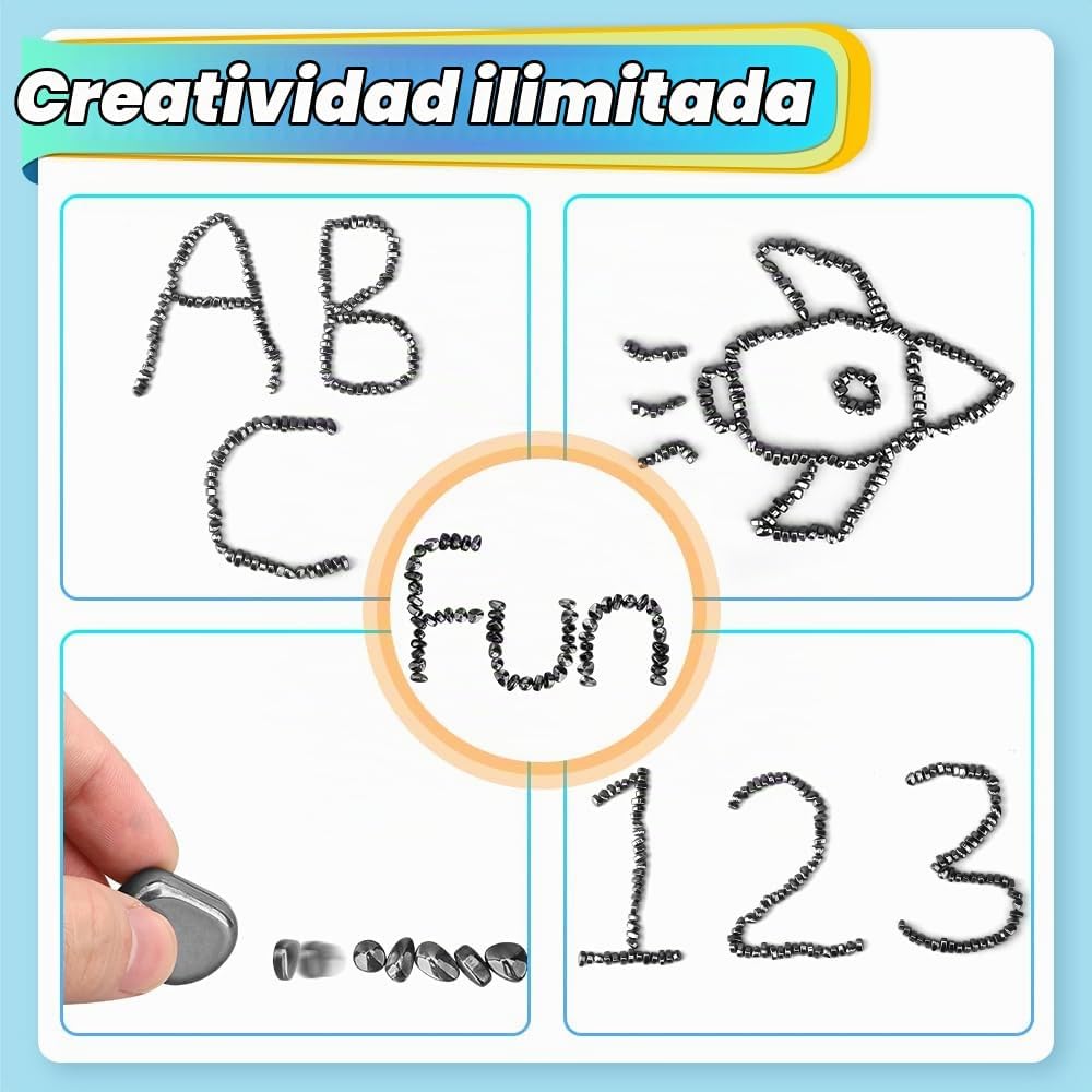 Dilabnba - 550 juguetes para ansiedad de masilla de ferrita para ad...