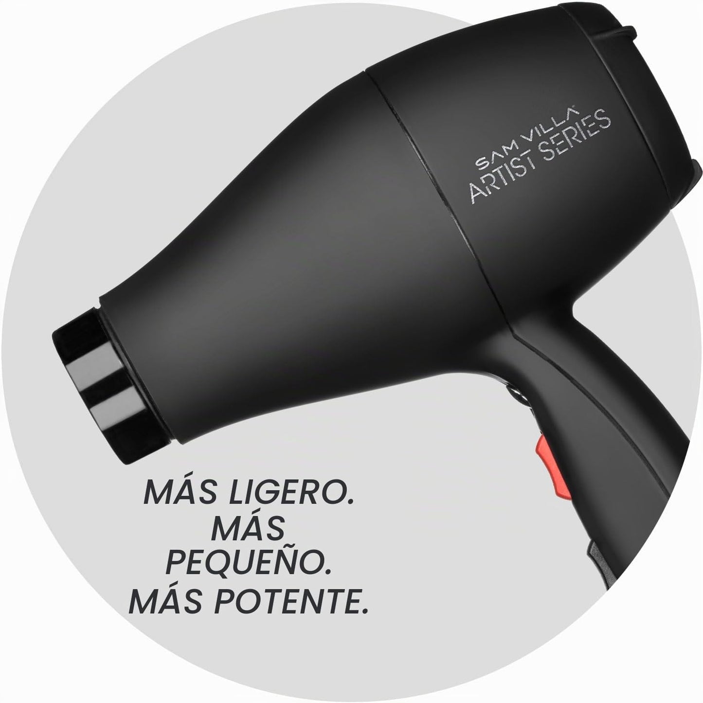 Sam Villa Artist Series - Secador de pelo profesional iónico ligero...