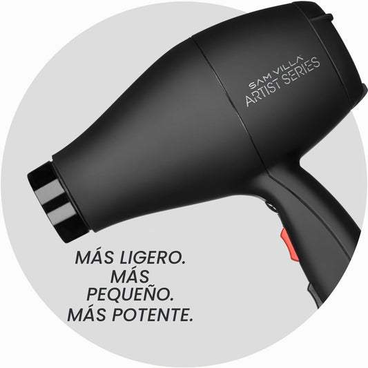 Sam Villa Artist Series - Secador de pelo profesional iónico ligero...