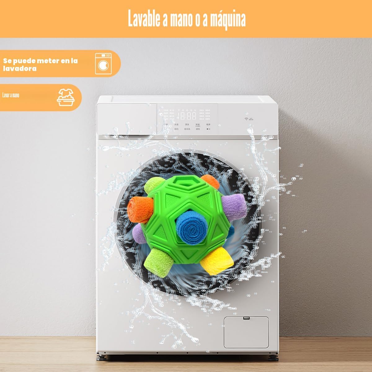 Pelota de Olfateo para Perros - Juguetes de Rompecabezas Interactiv...