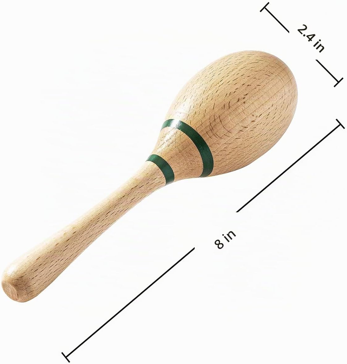 Musfunny Maracas Sonajeros de Percusión de Mano, Material de Madera...